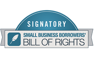 Small Business Borrowers Bill of Rights — Signatory