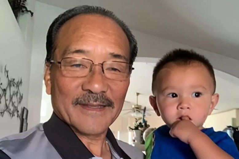 Robert Ito and grandson