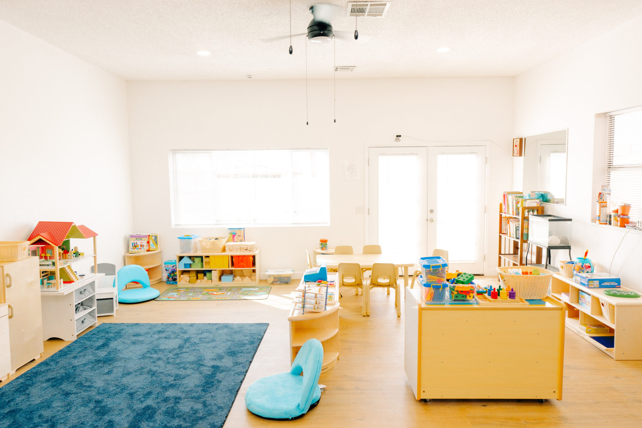 The primary child care area in a CARE home. Photo courtesy of Kathy Jacque.